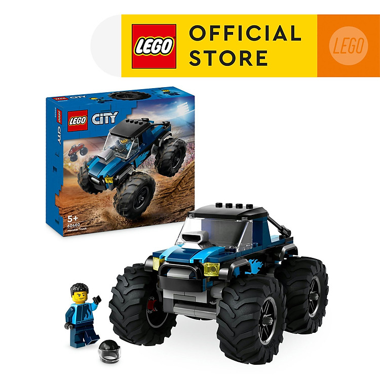Tìm mua tại Avakids: LEGO CITY 60402 Chiến xe Monster xanh - Ngập tràn khuyến mãi