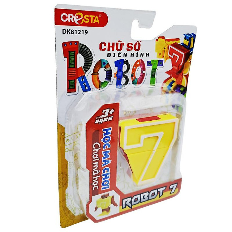 Đồ Chơi Lắp Ráp Robot Chữ Số 7 Chính hãng Tiết kiệm - Hình ảnh 4