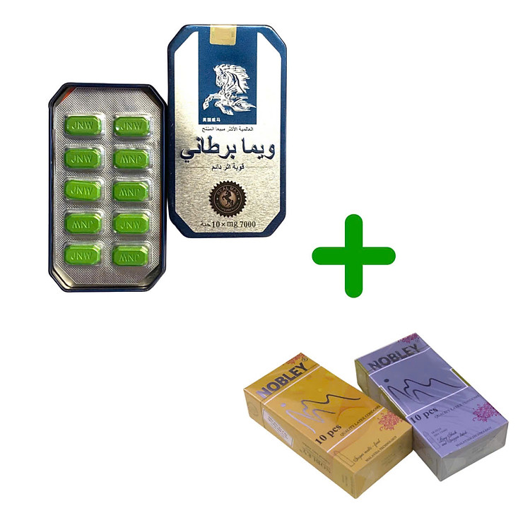Hot deal Ngựa Thái (10 viên) tặng ngay 2 hộp BCS Nobley ( hộp 10 cái ) – siêu khuyến mãi, tăng cường sinh lý nam, an toàn, hiệu quả nhanh