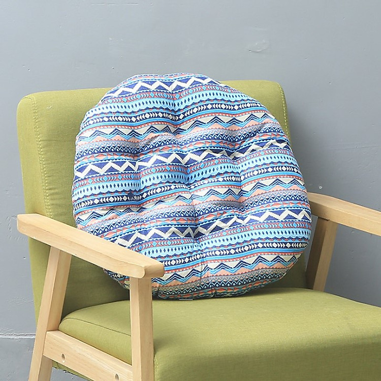 Đệm Ngồi Tròn Nhật Sắc Màu Hè PA9213