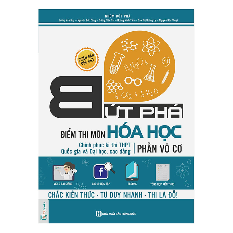 Sách Bứt Phá Điểm Thi Môn Hóa Học Phần Vô Cơ - 2019 - Tích Hợp Video Bài Giảng + Thi Thử Online