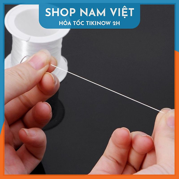 Cuộn Dây Cước Co Giãn Trong Suốt (0.25mm x 50m)