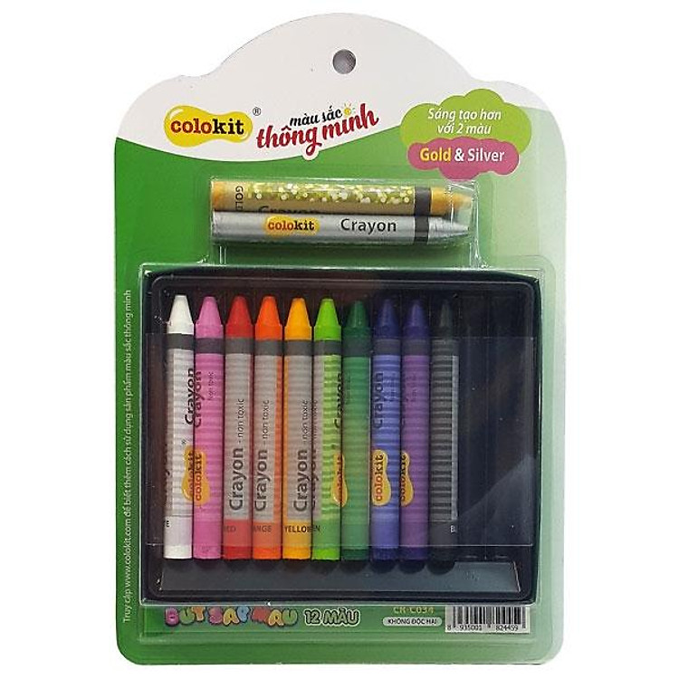 Sáp Màu Jumbo CRC-034 (12 màu)