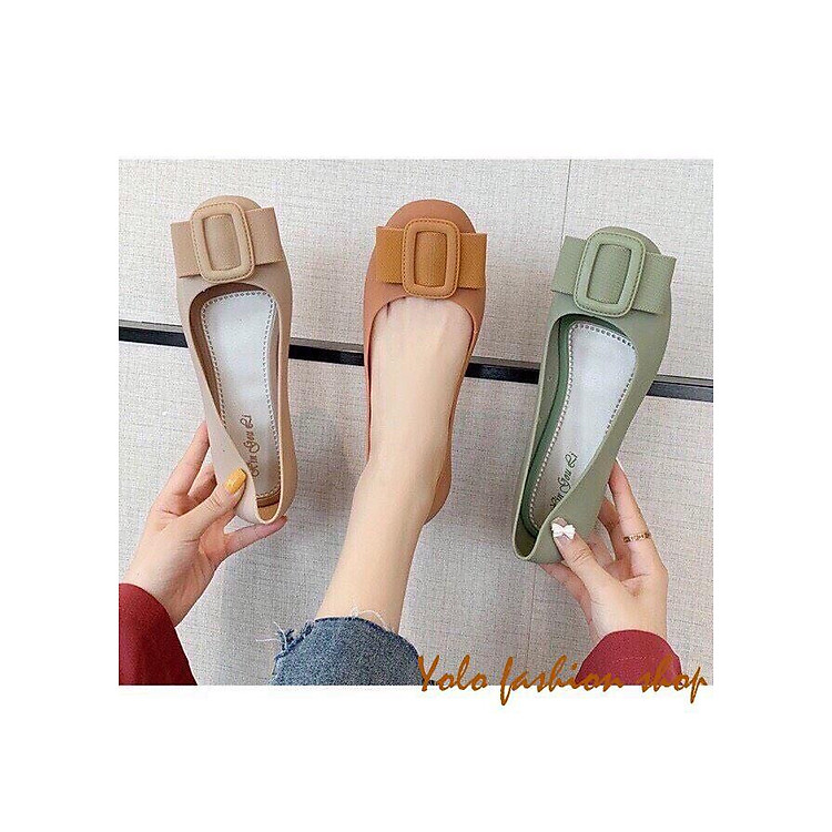 Giày nhựa đi mưa đính nơ xinh xắn - Hàng QC cao cấp GN6
