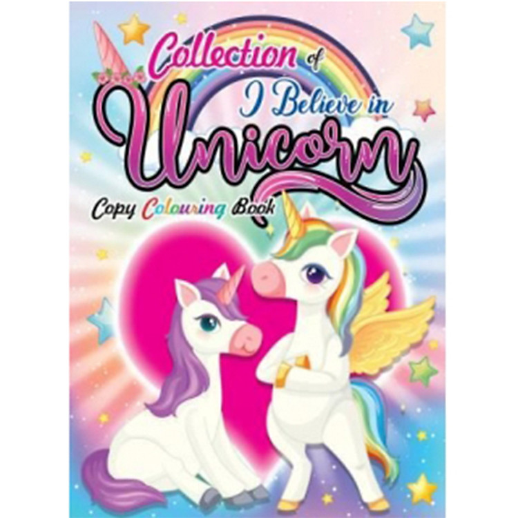 Collection Of I Believe In Unicorn Copy Colouring Book