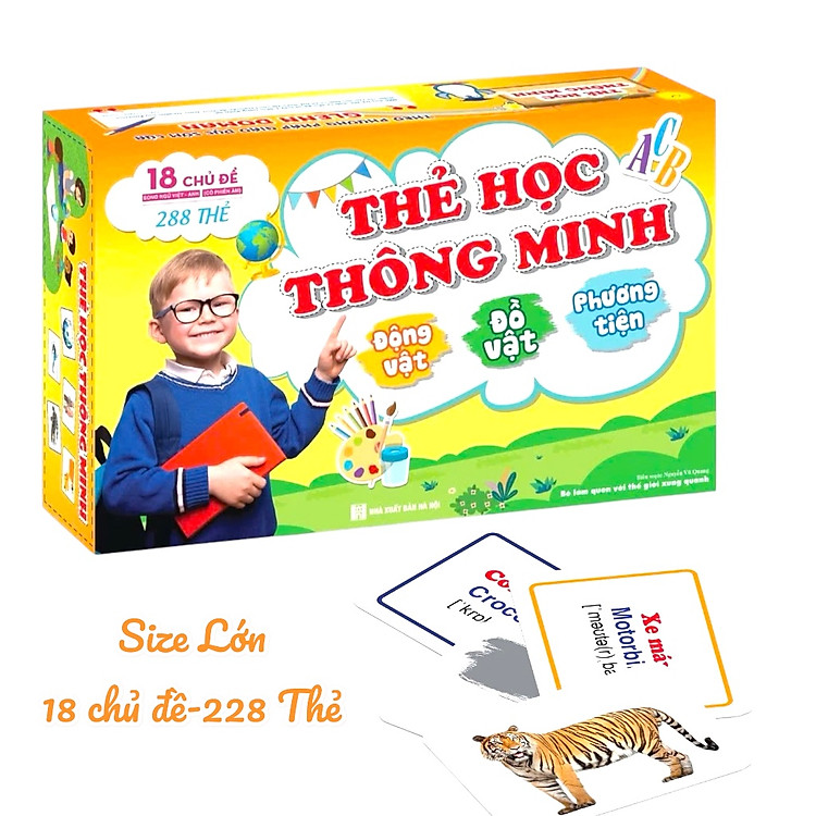 Flash card A5 Khổ B (18 chủ đề)