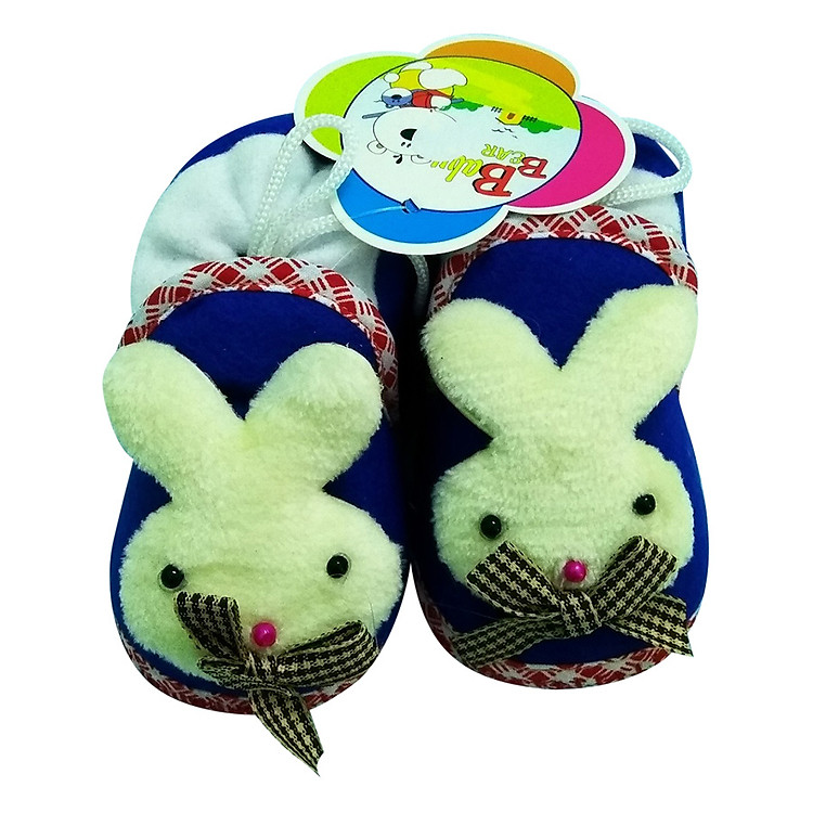Giày Sơ Sinh Baby Rainbow Bảo Thịnh - Xanh Đậm (11cm)