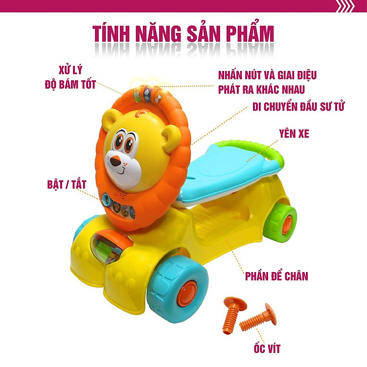 Xe tập đi 3 trong 1 Winfun 0855 Chính hãng Ưu đãi - Hình ảnh 5