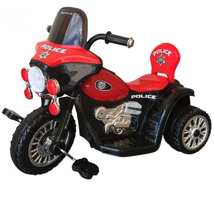 Xe 3 Bánh Nhựa Chợ Lớn Police one (Có Nhạc) - M1724B-X3B - Giao màu ngẫu nhiên
