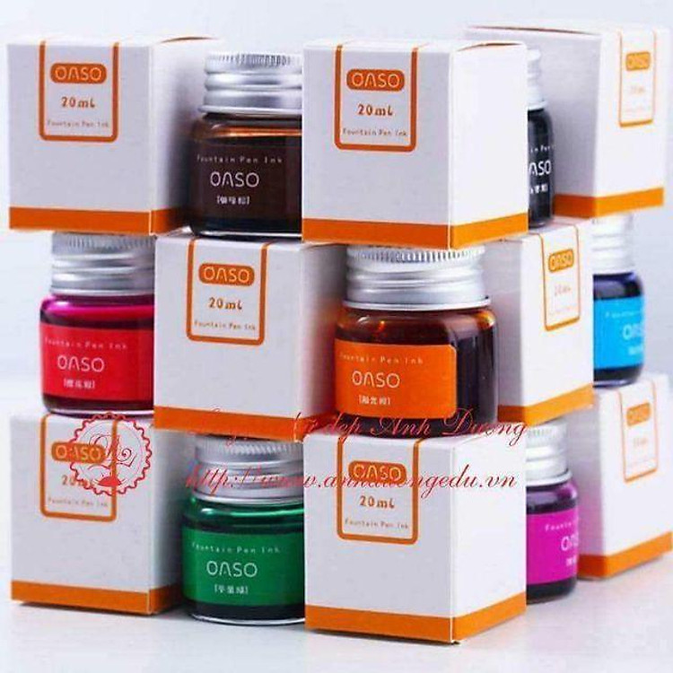 Mực bút máy Oaso nhanh khô, không lắng cặnOE