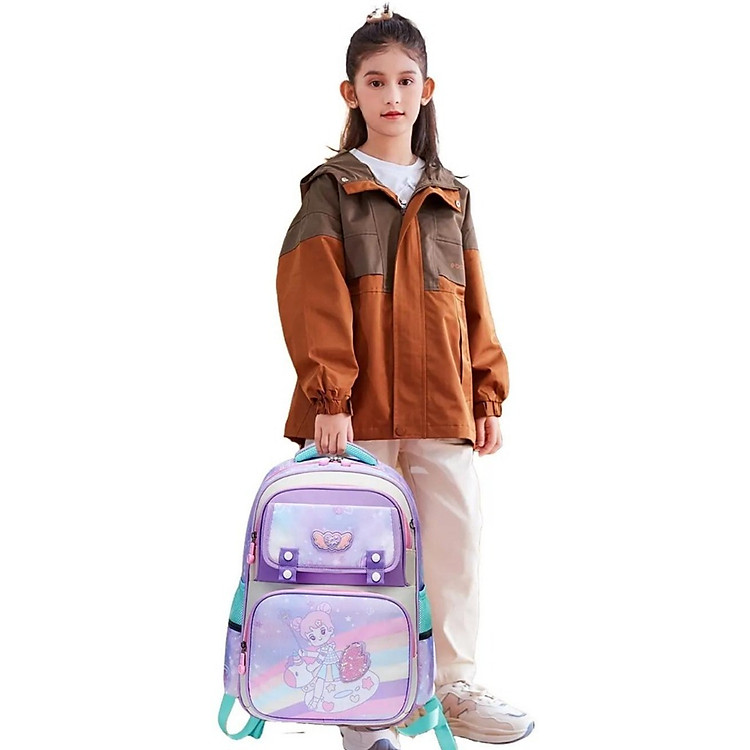 Balo Học Sinh SUN EIGHT 90253 - Khủng Long Đen - Ảnh 5