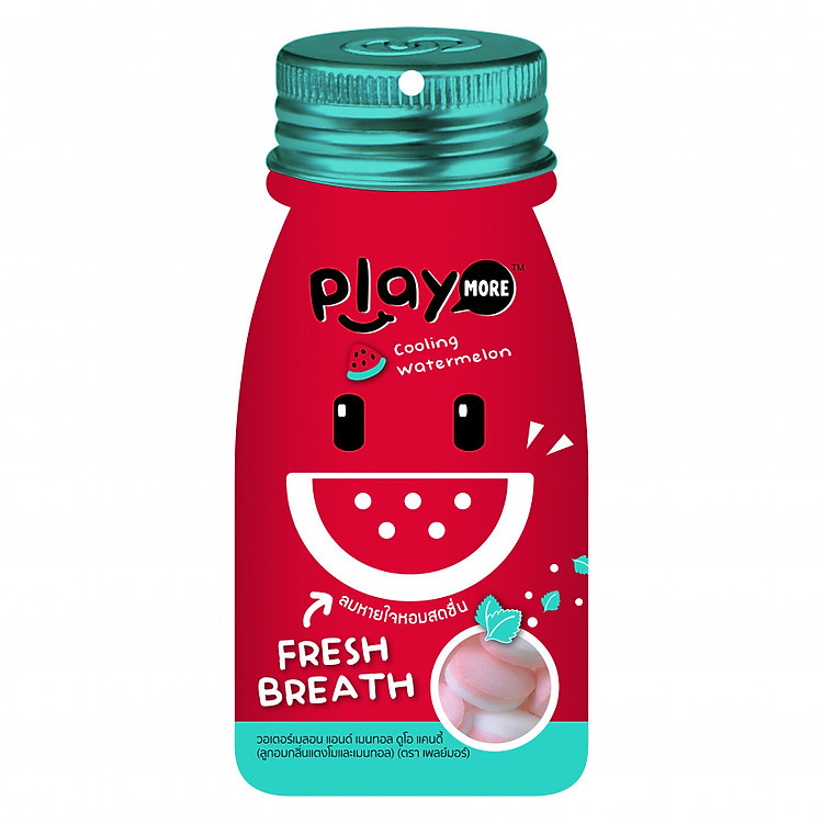 Kẹo the vị dưa hấu Playmore gói Zip (18g)