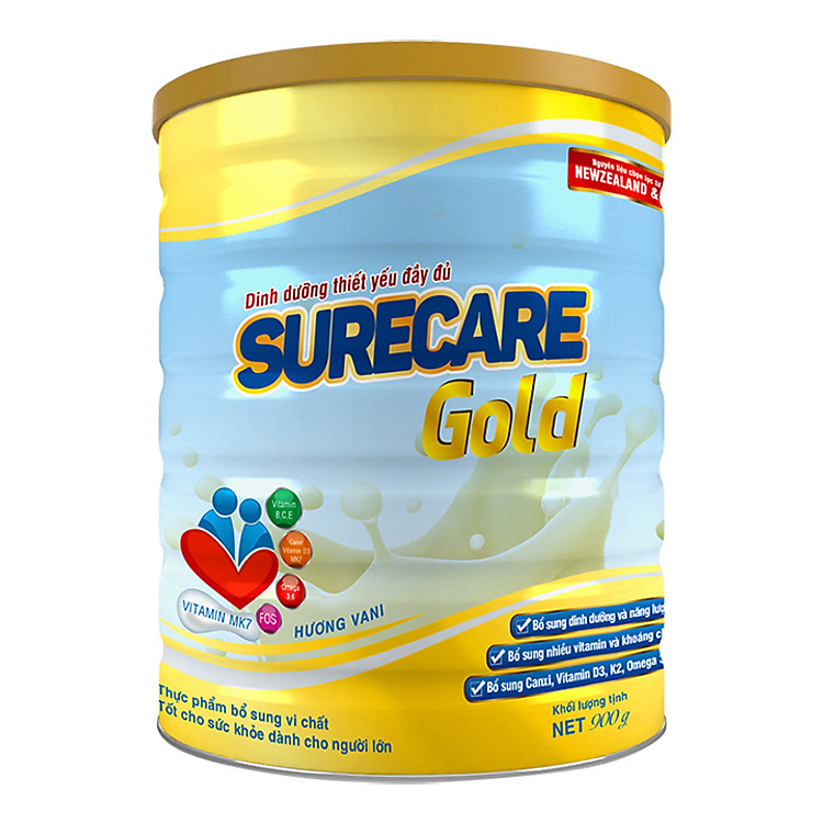 Sữa bột Surecare Gold phục hồi bồi bổ cơ thể (900g)