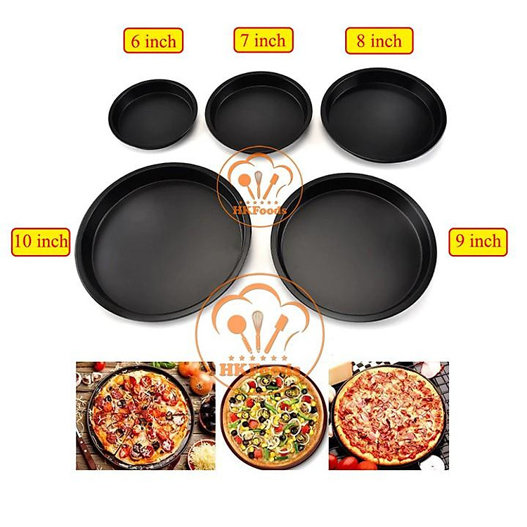 Khuôn pizza chống dính 8 inch