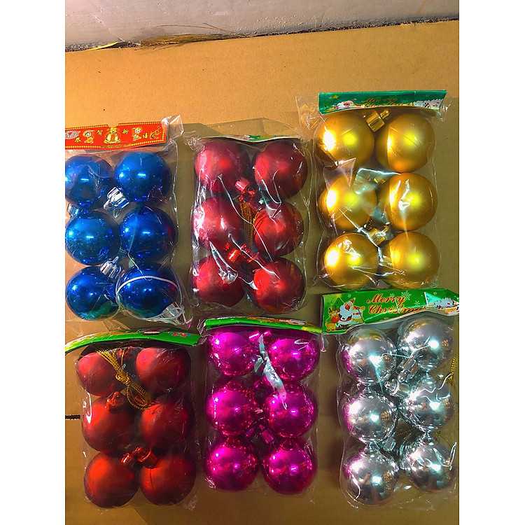 Quả châu treo cây thông Noel (40li) - Ảnh 4