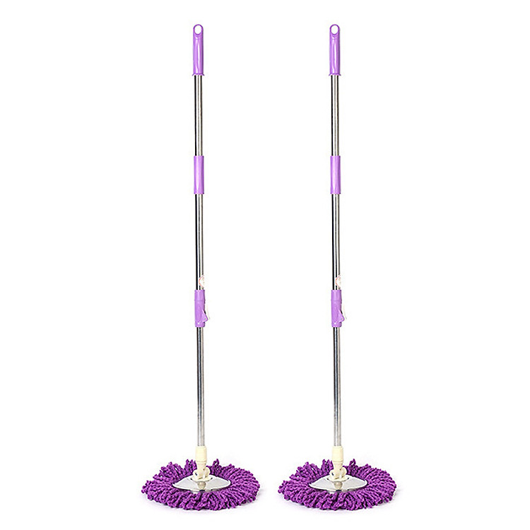 Combo: 02 Cây lau nhà Ánh Dương AD 2091 (Mâm inox) + Tặng kèm 01 Bông tắm trị giá 20.000 đ - Màu ngẫu nhiên