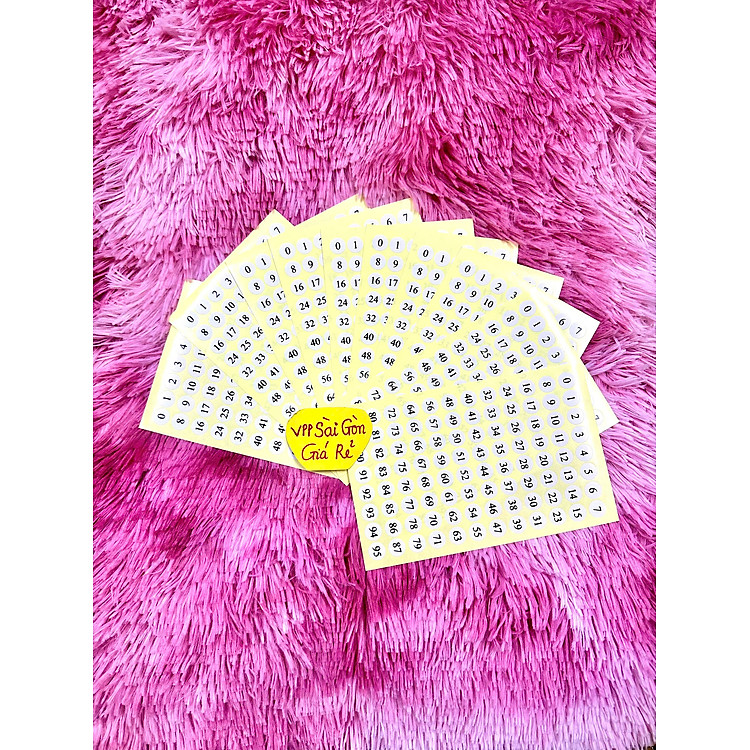 Decal Tomy Số Thứ Tự (10 tờ) - Ảnh 4