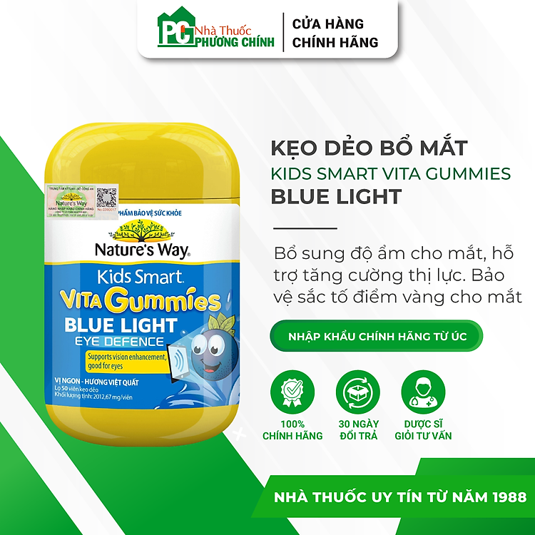 Tham Khảo tại ConCung: Kẹo Dẻo Bổ Mắt Nature's Way Kids , nhận ngay nhiều Ưu đãi