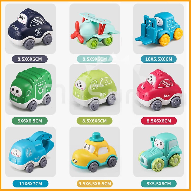 Bộ xe ô tô đồ chơi cao cấp cho bé Chính hãng Giá tốt - Hình ảnh 3