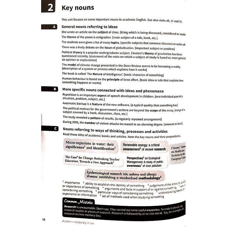 Academic Vocabulary in Use Edition with Answers - Ảnh 3