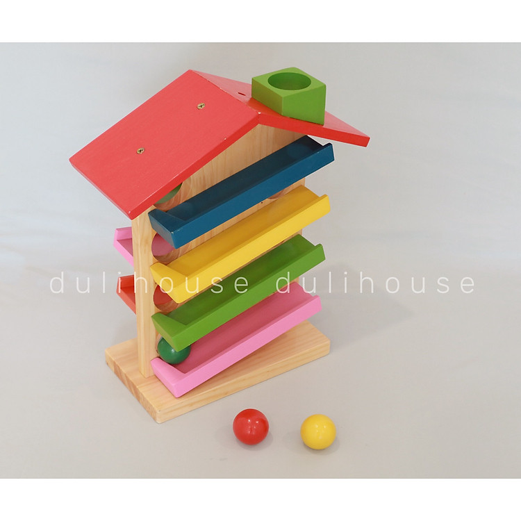Mua Đồ chơi gỗ Ngôi nhà thả bi Chính hãng Giá tốt - Hình ảnh 3
