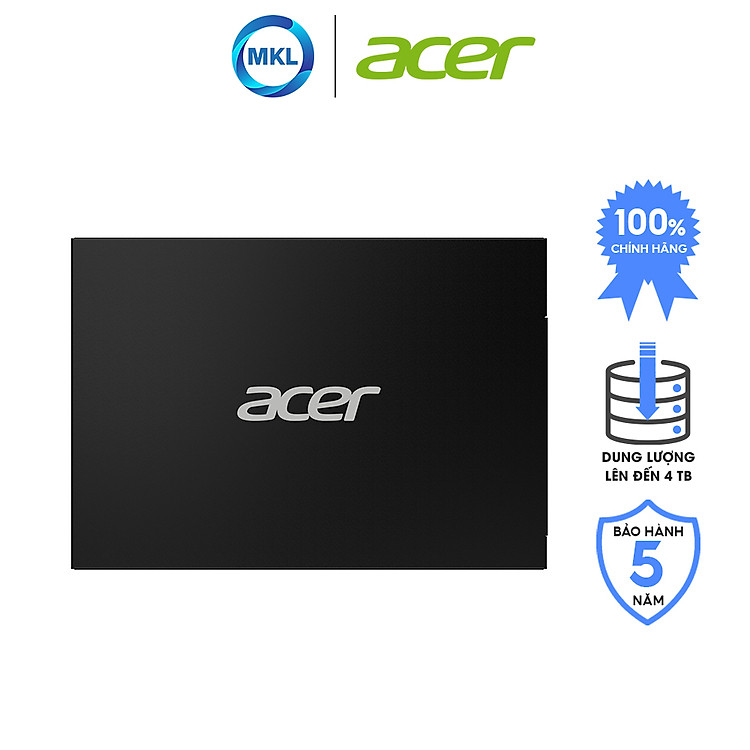 Ổ cứng SSD Acer RE100 2.5 inch SATA 3 tốc độ đọc 560MB/s - Hàng chính hãng