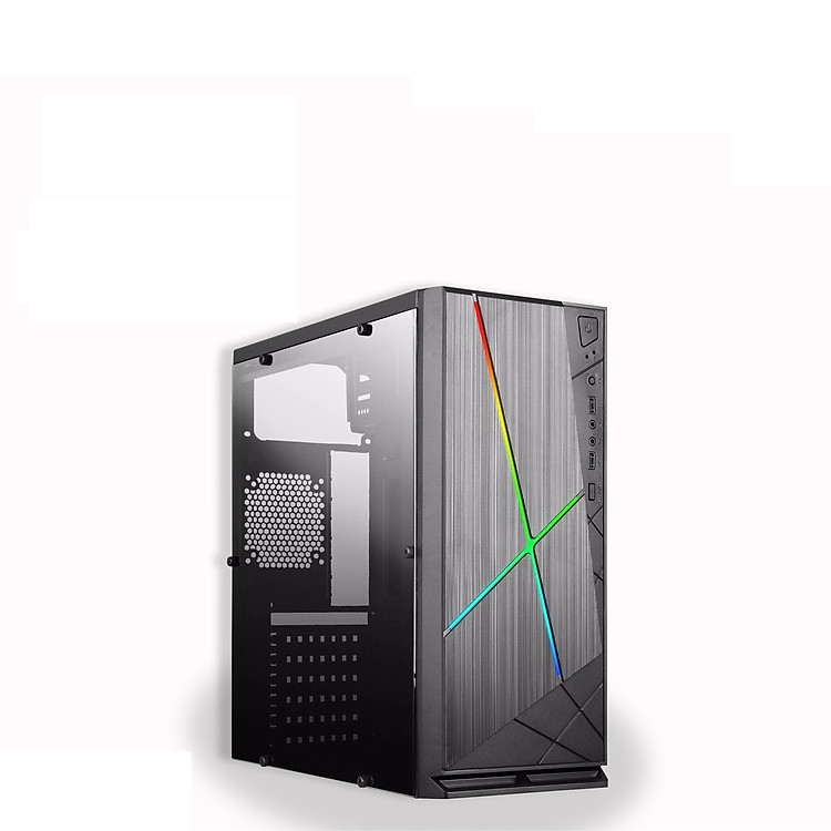 Case VSP V3-608 Đen-LED RGB - HÀNG CHÍNH HÃNG