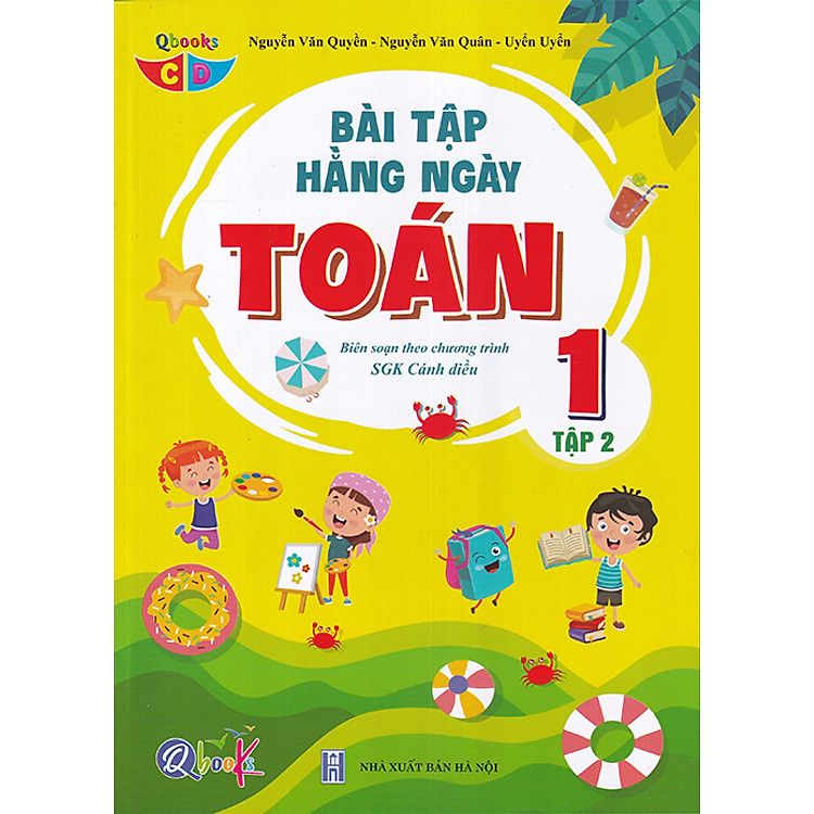 Sách - Bài tập hằng ngày Toán 1 tập 2 (Biên soạn theo chương trình sgk Cánh diều)