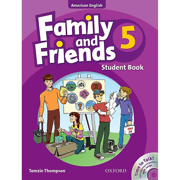 Sách Family and Friends 5: Student Book and Time to Talk (Audio CD Extra Listening and Speaking With Songs) (American English Edition)