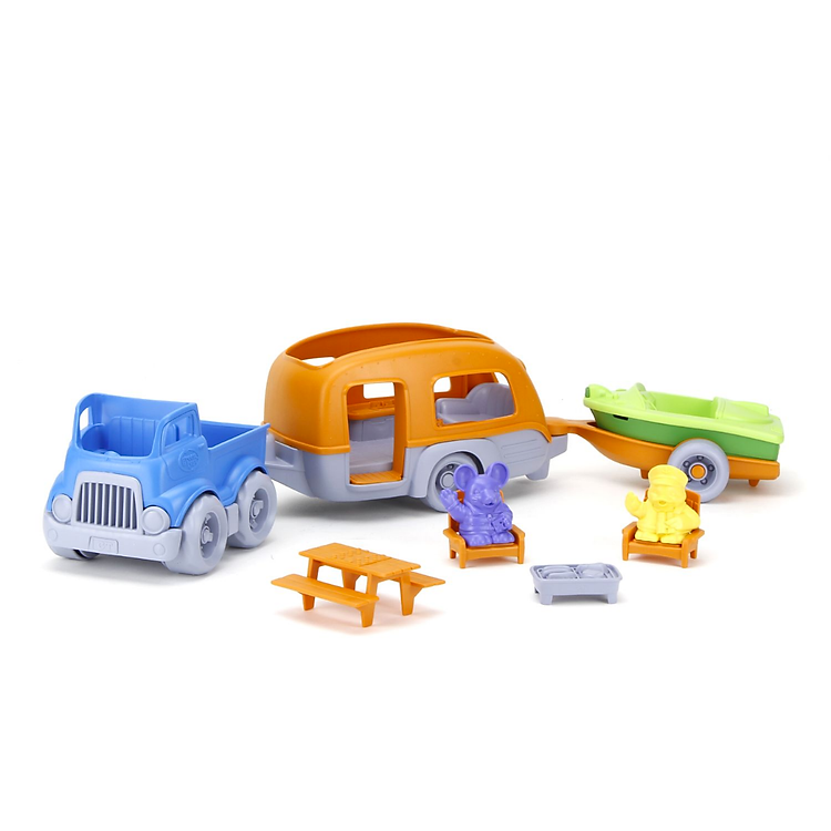 Bộ Đồ Chơi Xe, Thuyền Cắm Trại Green Toys Chính hãng Tiết kiệm - Hình ảnh 2
