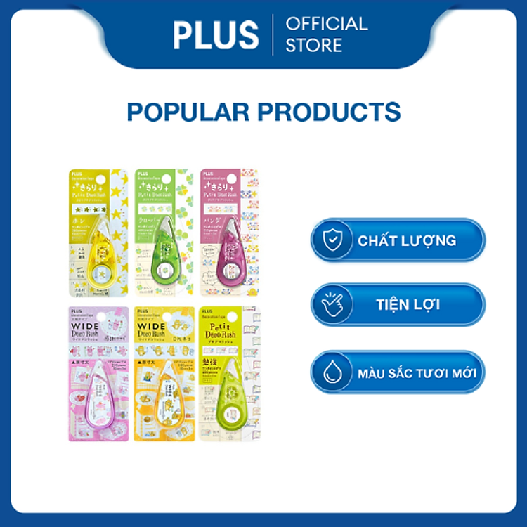 Băng Trang Trí PLUS Vui Nhộn Nhiều Họa Tiết