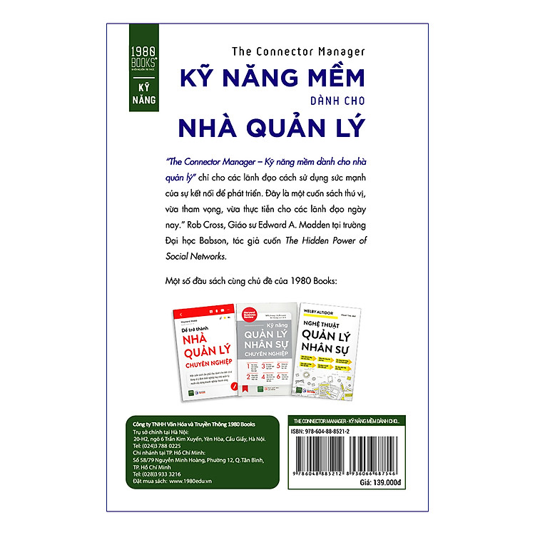 The Conector Manager - Kỹ Năng Mềm Dành Cho Nhà Quản Lý - Ảnh 2