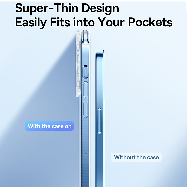 Ốp lưng chống sốc trong suốt hỗ trợ sạc Maqsafe cho iPhone 14 Pro (6.1 inch) hiệu Memumi Maqsafe Magetic Case siêu mỏng 1.5mm, độ trong tuyệt đối, chống trầy xước, chống ố vàng, tản nhiệt tốt - Hàng nhập khẩu
