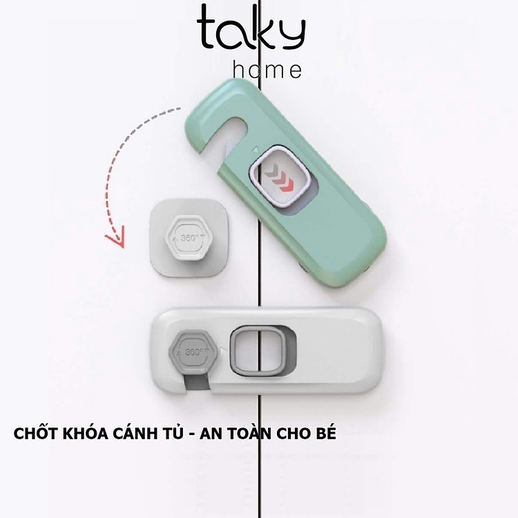 Chốt Cánh Tủ An Toàn Cho Bé Chính hãng Giá tốt - Hình ảnh 3