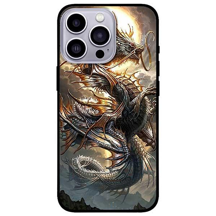 Ốp lưng dành cho Iphone 13 Mini - Iphone 13 - Iphone 13 Pro - Iphone 13 Pro Max - Rồng Trăng