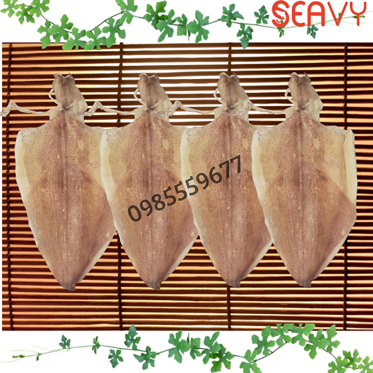 Đặc Sản Nha Trang - Mực Khô Câu Size 30 Con/Kg Seavy Gói 500G