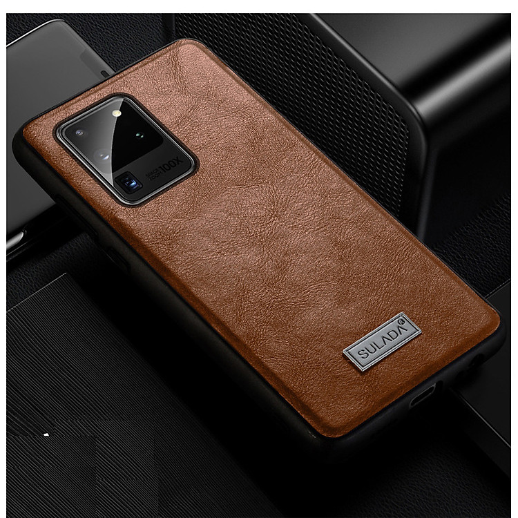 Ốp lưng Samsung Galaxy S20 Plus/ S20 Ultra chính hãng SULADA dạng da mềm