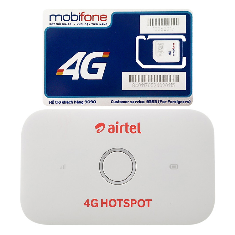 Bộ Phát Wifi Di Động Huawei E5573Cs-609 4G 150Mbps - Hàng Nhập Khẩu + Sim 3G/4G Mobifone Nghe Gọi Tặng 2GB/Ngày