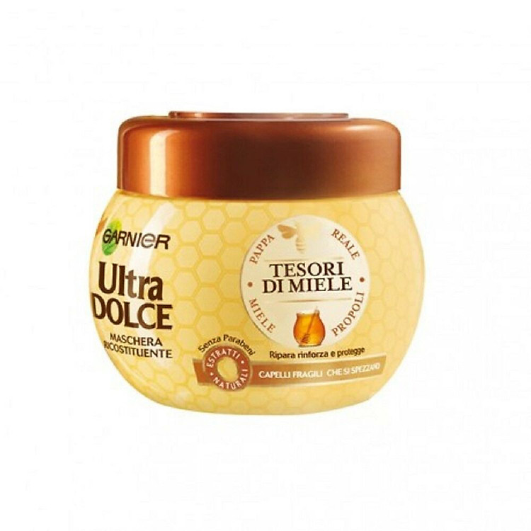 Garnier Ultra Doux Masque Reconstituant Trésors de Miel - Mặt Nạ Ủ Tóc Mật Ong 300ml