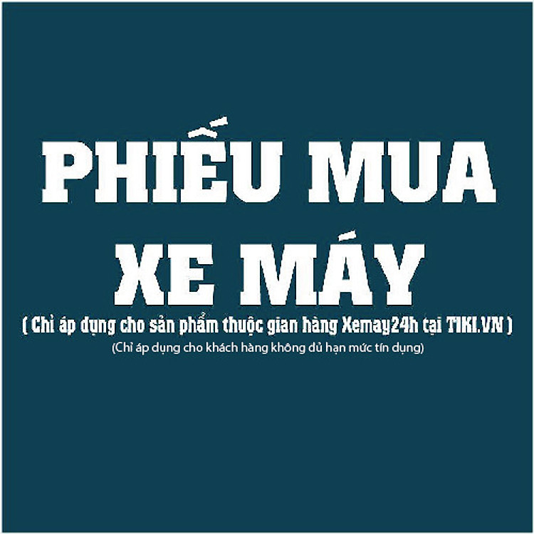 Phiếu mua xe máy Honda Xemay24h