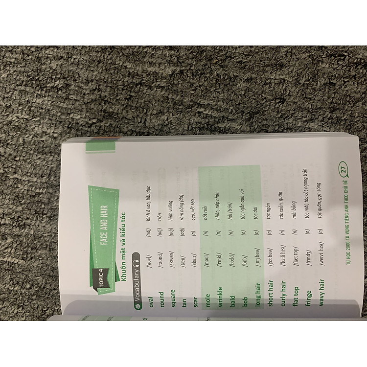 Tự học 2000 từ vựng tiếng anh theo chủ đề - Ảnh 3