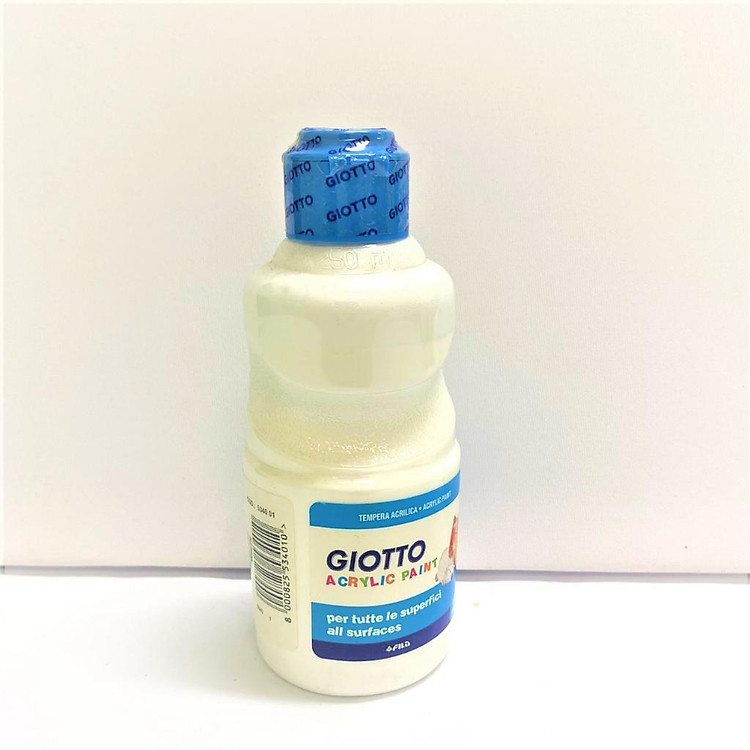 Chai màu nước sơn dầu GIOTTO Acrylic 250ml (màu vàng) - Ảnh 4
