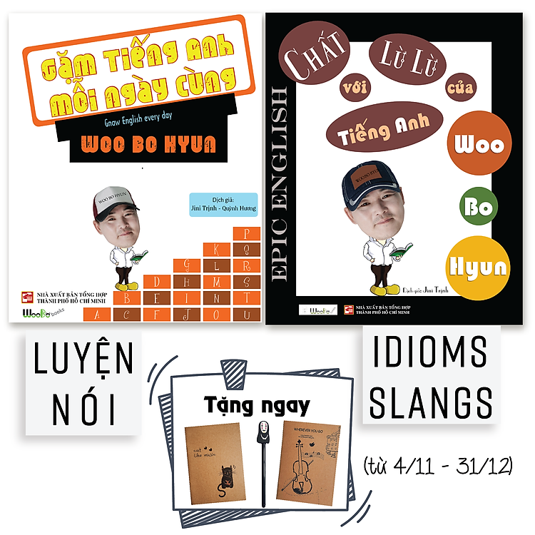 Tiếng Anh Giao Tiếp Woo Bo Hyun: Gặm Tiếng Anh Mỗi Ngày