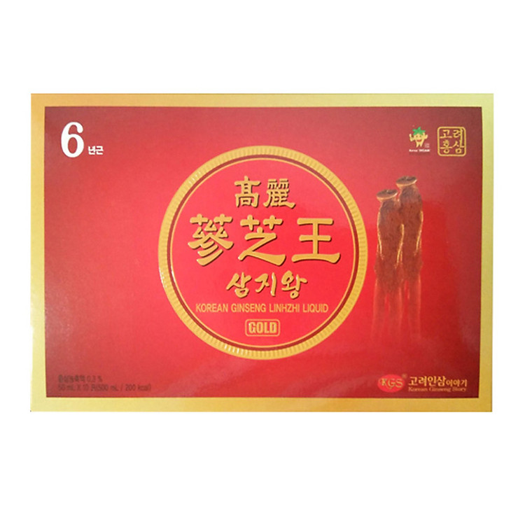 Nước Hồng Sâm Linh Chi KGS Hàn Quốc Dạng gói (hộp 10 gói)