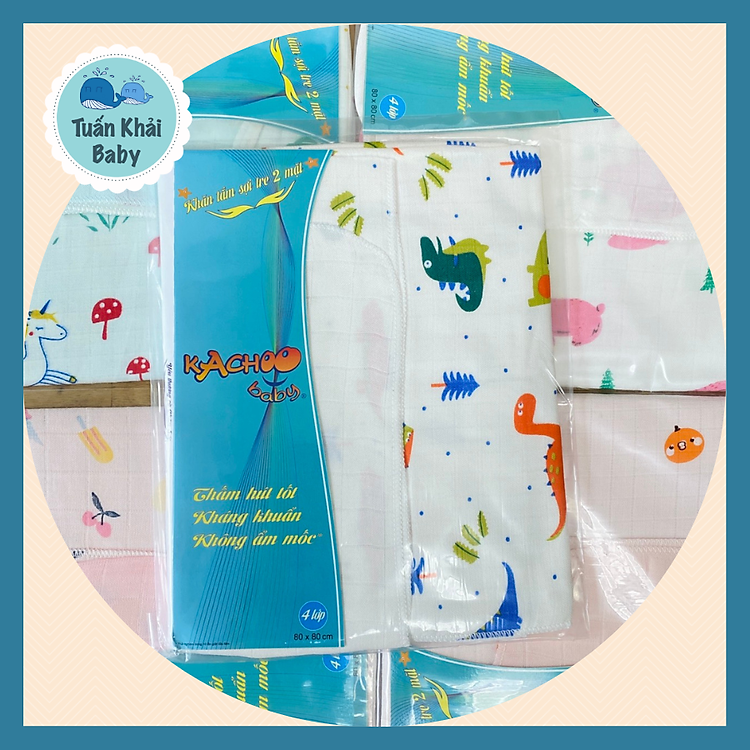 Mua Túi Khăn Tắm Sợi Tre Kachoo Baby Chính hãng Ưu đãi