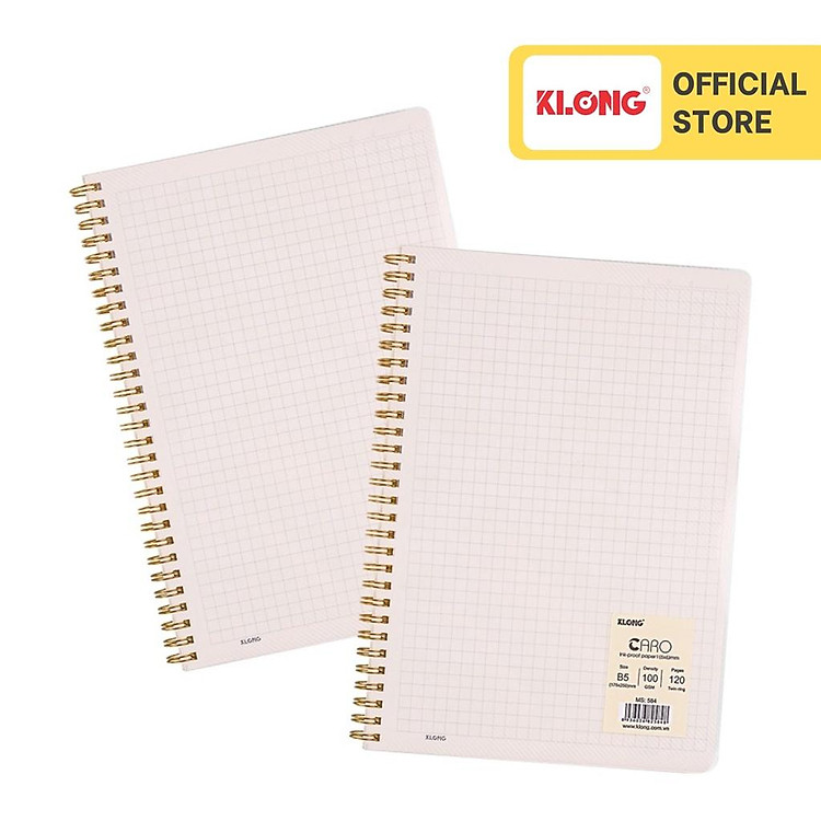 Vở Caro KLONG B5 (120 trang)