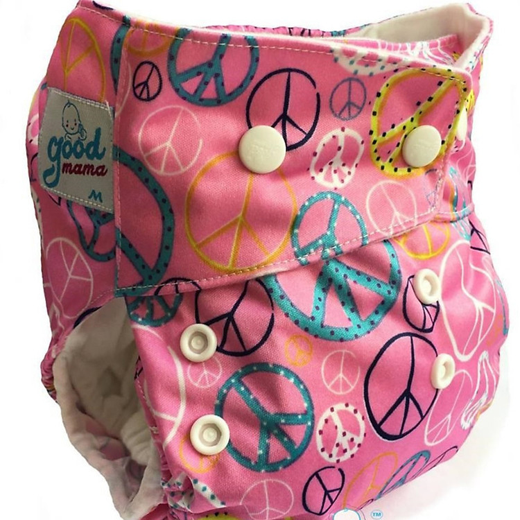 Bỉm vải siêu chống tràn goodmama Size L cho bé từ 10-18kg