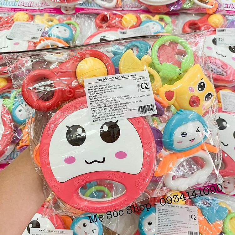 Túi đồ chơi xúc xắc cho bé Chính hãng Ưu đãi - Hình ảnh 3