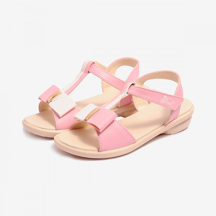 Giày Sandal Si PU Bé Gái Biti's DPB055600HOG - Hồng