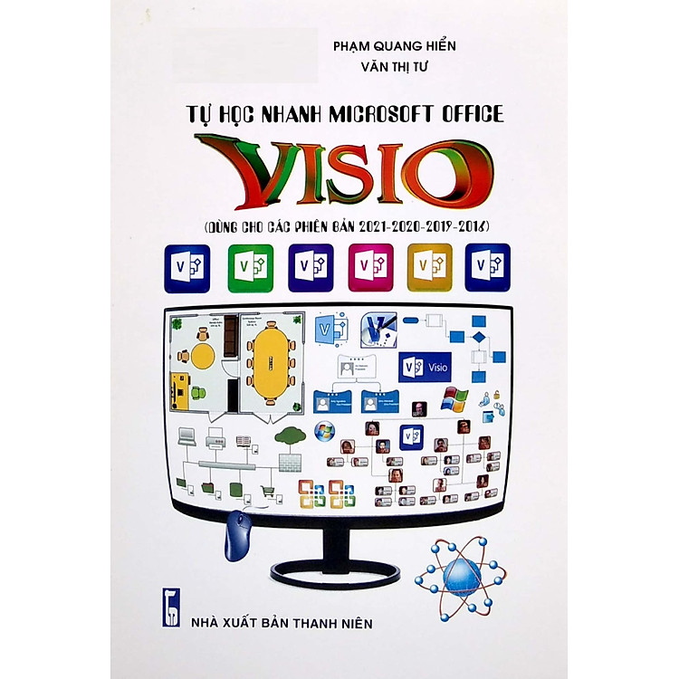 Sách Tự Học Nhanh Microsoft Office - Visio (Dùng Cho Các Phiên Bản 2021-2020-2019-2016)
